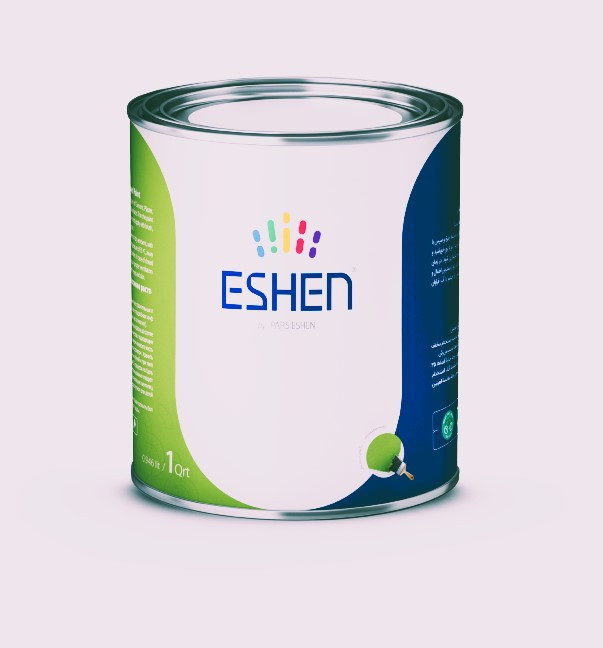 رنگ سفید نیم براق پارس اشن کد 6242