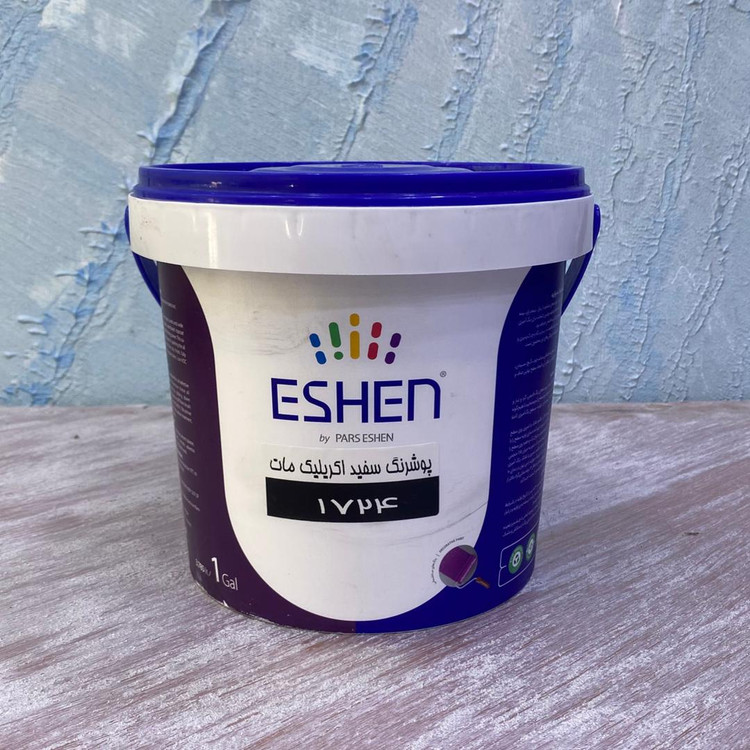 رنگ سفید اکریلیک مات کد 1724 پارس اشن