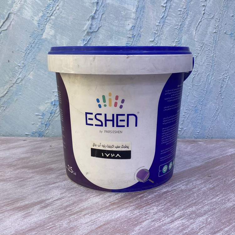 رنگ اکریلیک سفید براق پارس اشن کد 1728